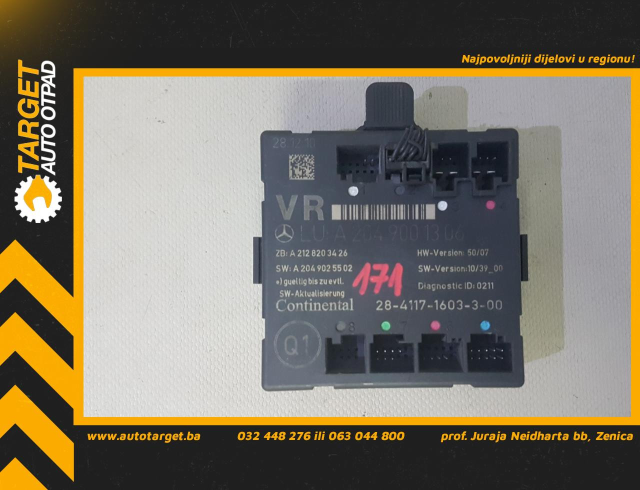 KOMFORT ELEKTRONIKA MERCEDES C KLASA (W203) > 04-07 A20