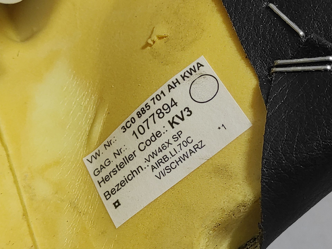 AIRBAG SJEDISTA VW PASSAT B6 > 05-10 3C0885701AH