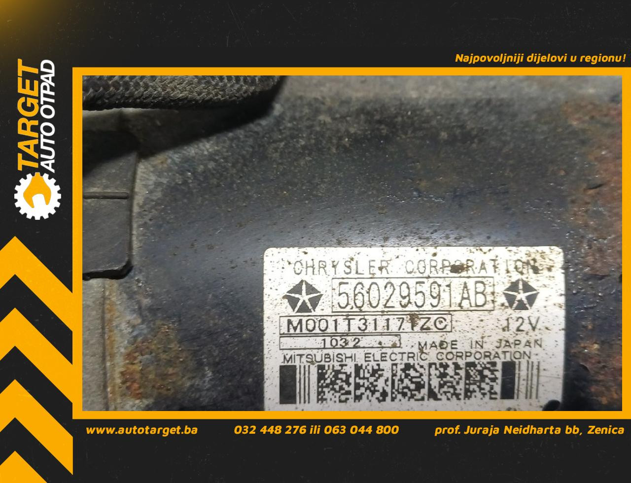 DIJELOVI ALNASER FIAT FREEMONT > 11-15 2.0 56029591AB
