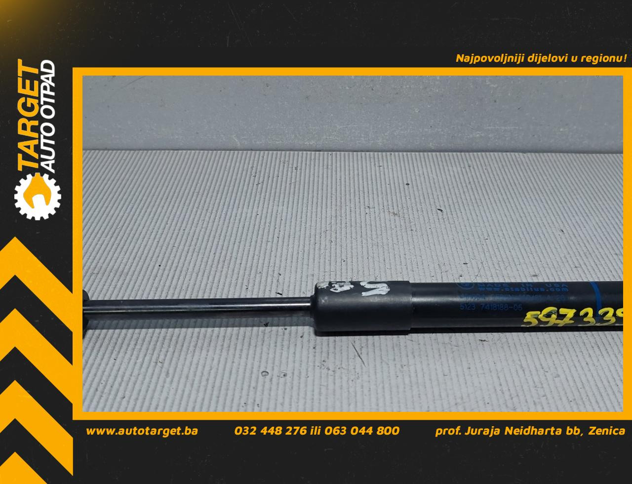 DIJELOVI AMORTIZER HAUBE BMW X5 (G05) > 18- 3.0 51237418188