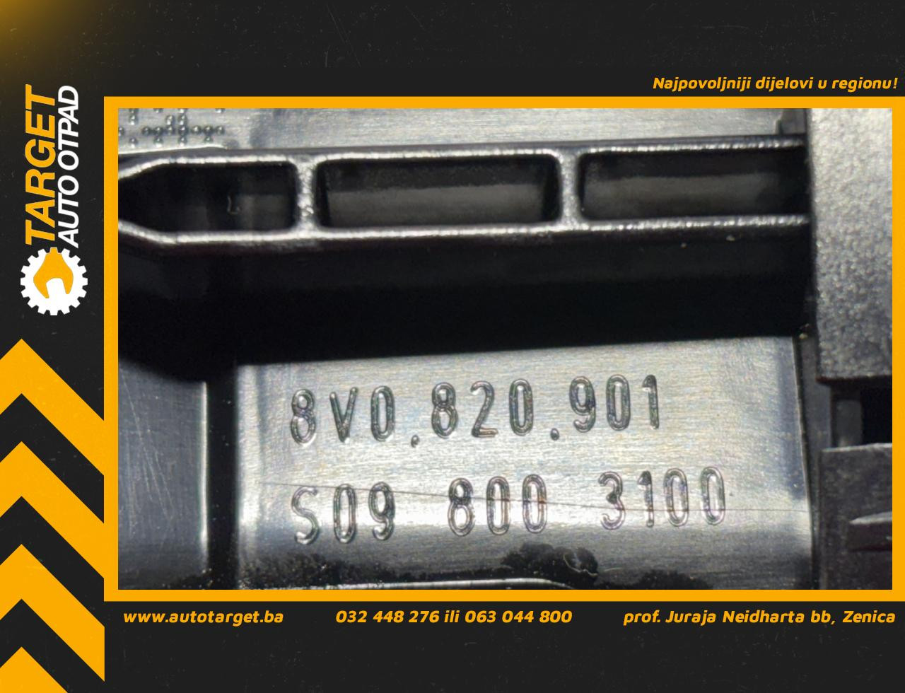 RESETKA VENTILACIJE AUDI A3 (8V1/8VA) > 12-16 8V0820901