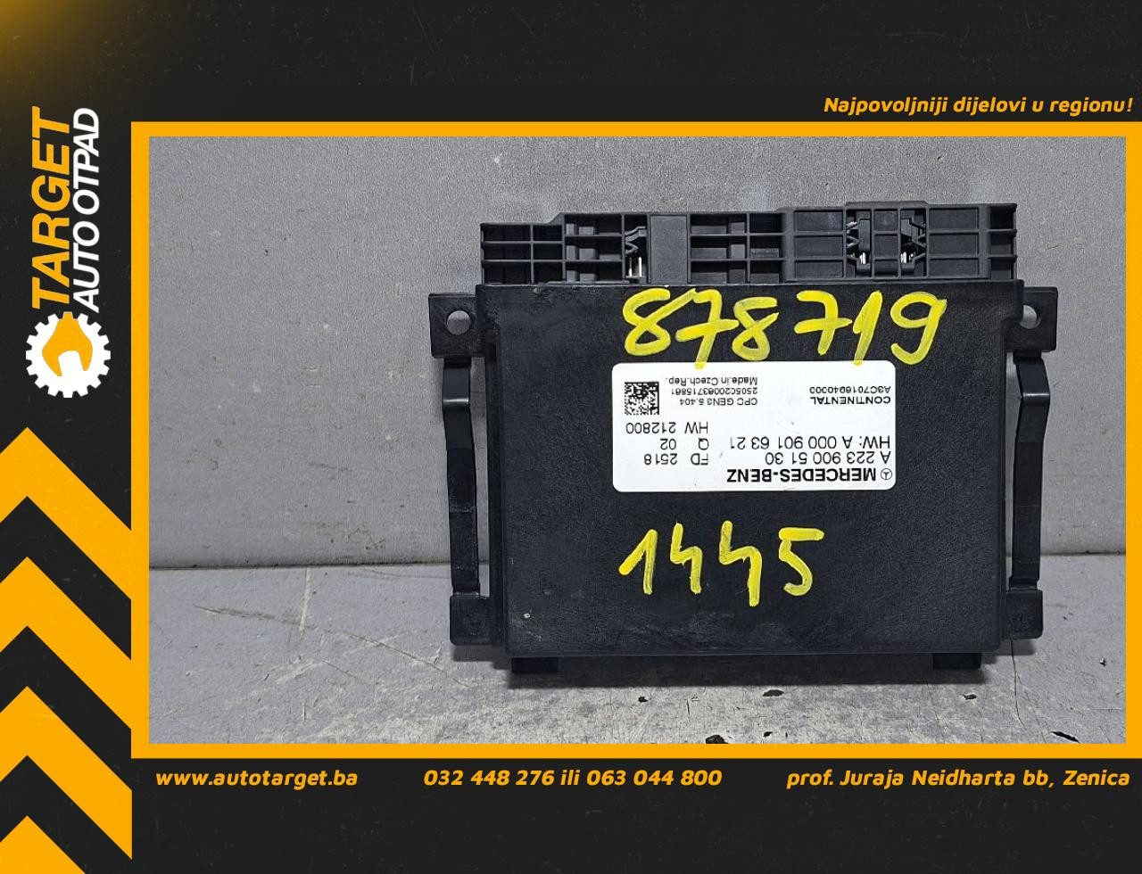 ELEKTRONIKA MODUL MERCEDES S KLASA (W223/V223) > 20- A2239005130