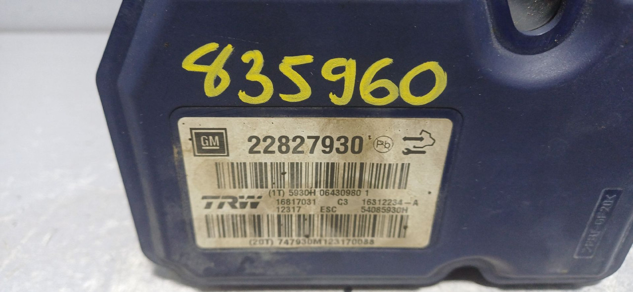 DIJELOVI ABS ELEKTRONIKA OPEL INSIGNIA > 09-13 2.0 22827930