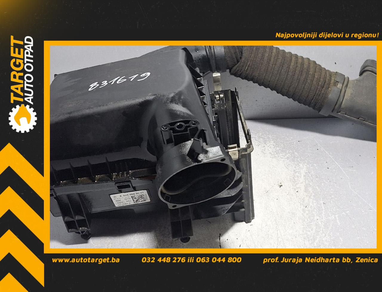 KUCISTE FILTERA ZRAKA MERCEDES B KLASA (W246) > 14-19 A6450900001