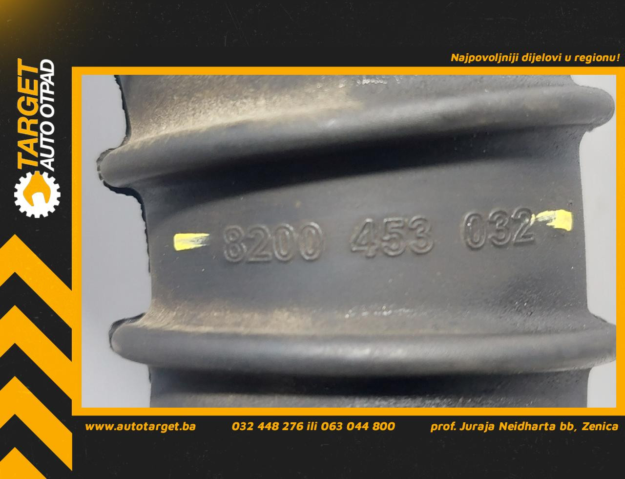 DIJELOVI CRIJEVO RENAULT MASTER > 04-09 8200453032