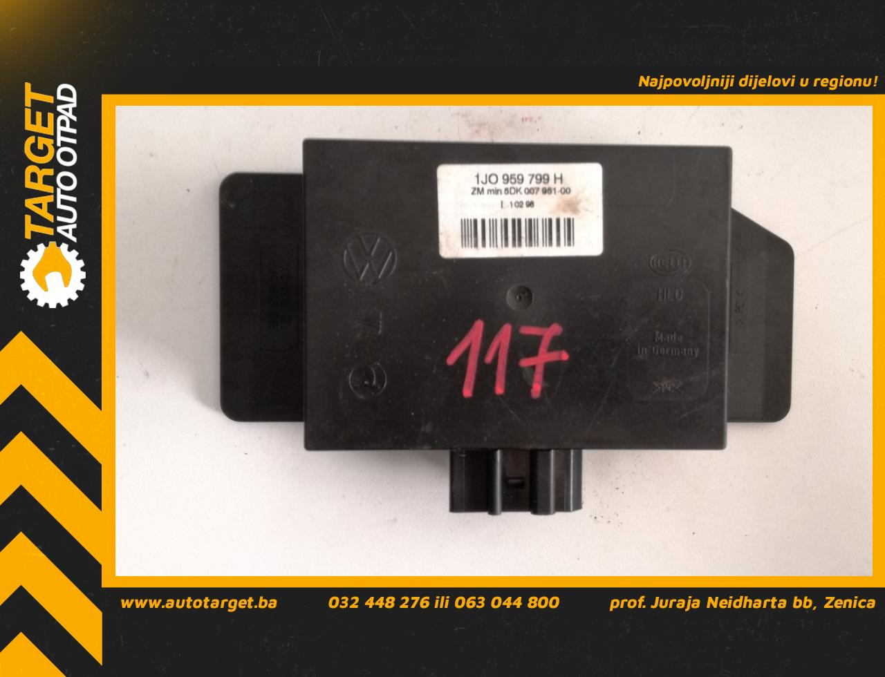 KOMFORT ELEKTRONIKA VW GOLF 4 > 97-03 1J0959799H