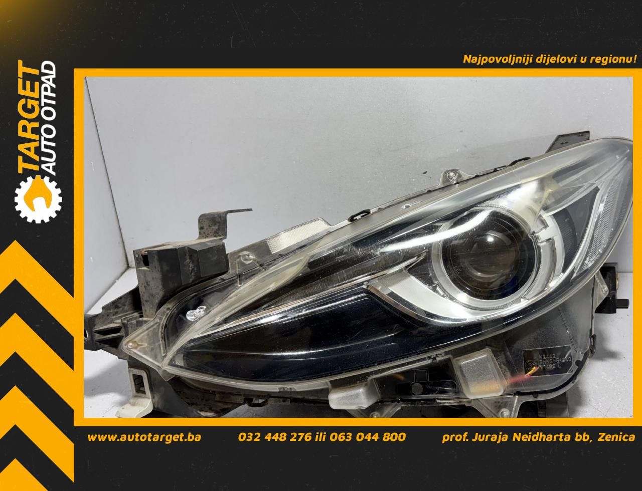 DIJELOVI FAR MAZDA 3 > 13-16 BH5T-51040