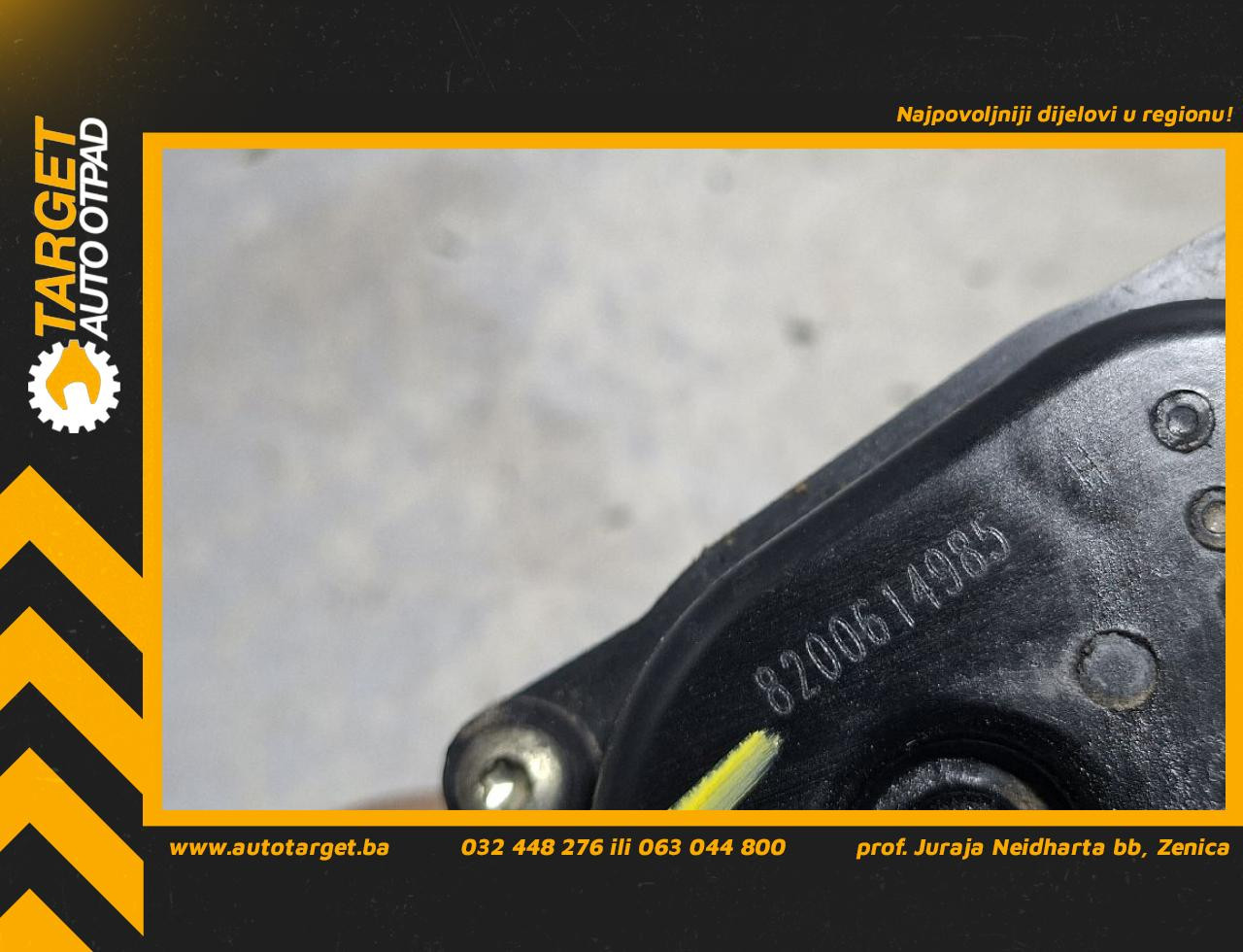 DIJELOVI DOZER KLAPNA DACIA DUSTER > 13-17 1.5 8200614985