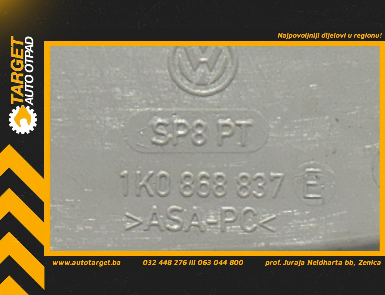 DIJELOVI RASVJETA U KABINI VW TIGUAN > 11-15 2.0 1K0868837E