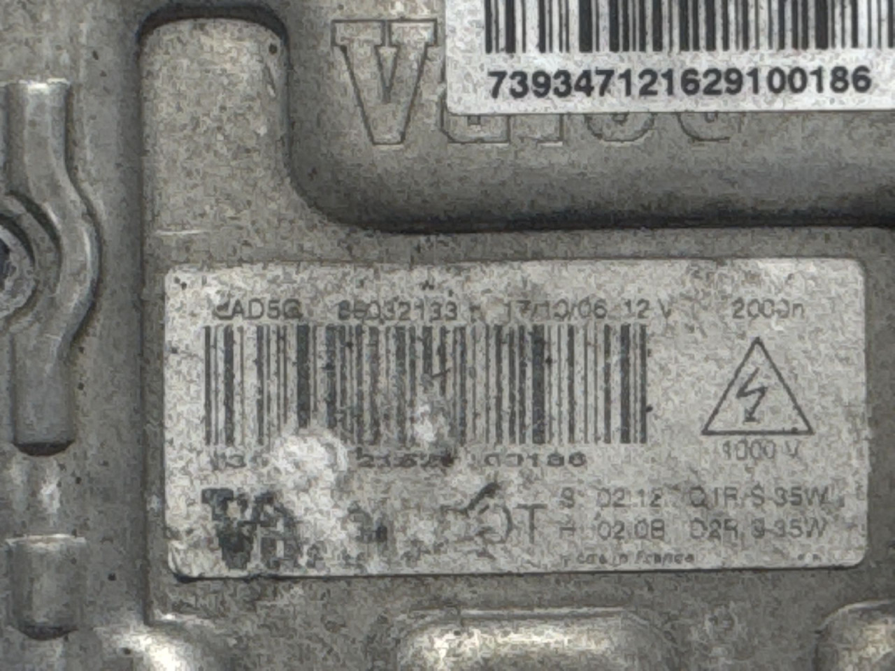 BALAST FARA CHRYSLER/DODGE 300 > 05-10 89032133