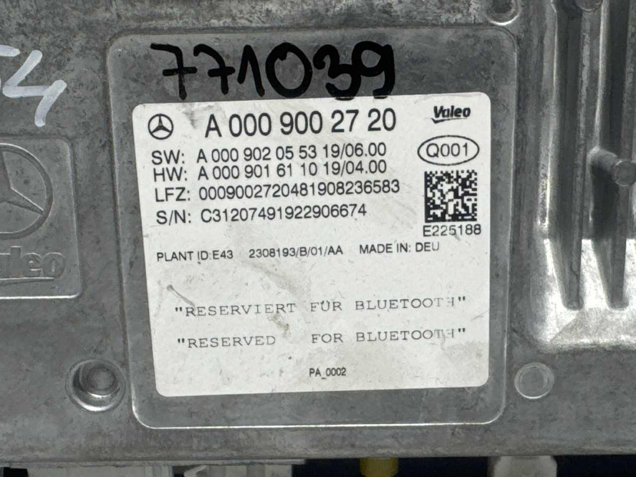 ELEKTRONIKA MODUL MERCEDES GLC (X253) > 16- A0009002720