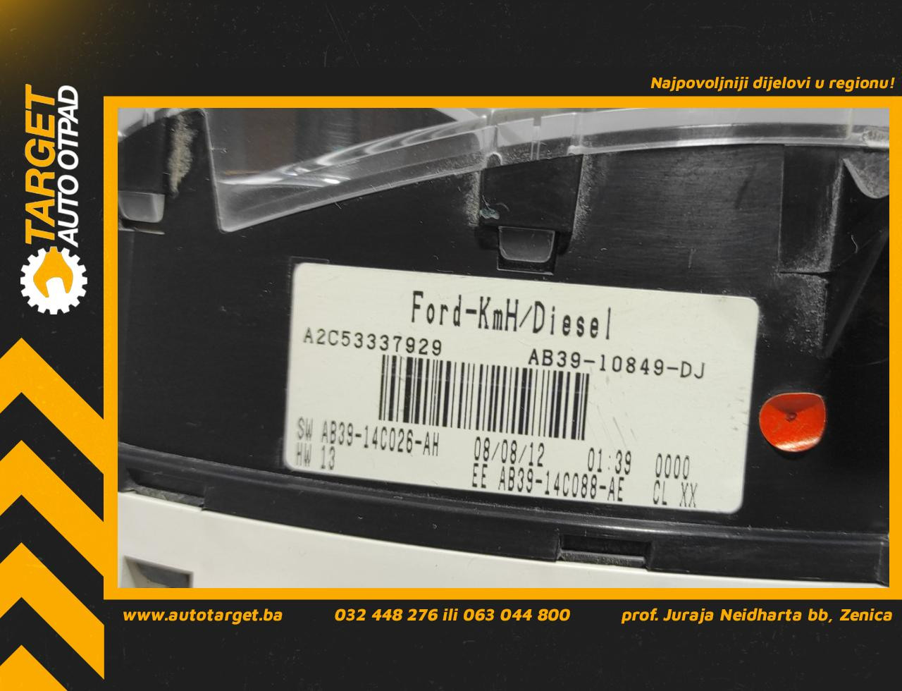 DIJELOVI CELER SAT FORD RANGER > 11-15 2.2 AB3910849DJ