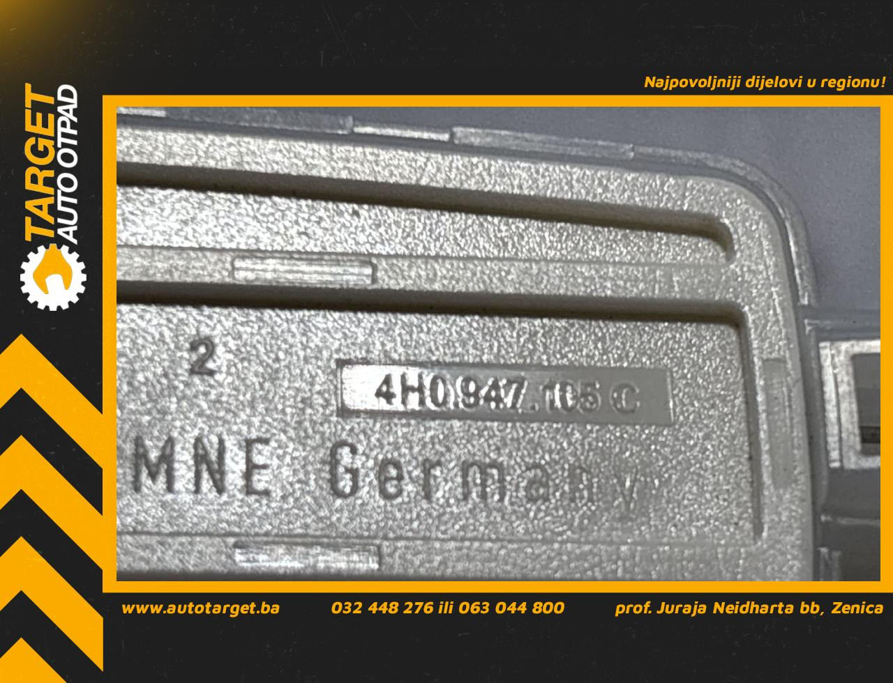 DIJELOVI RASVJETA U KABINI AUDI A7 > 14 - 18 3.0 4H0947105C
