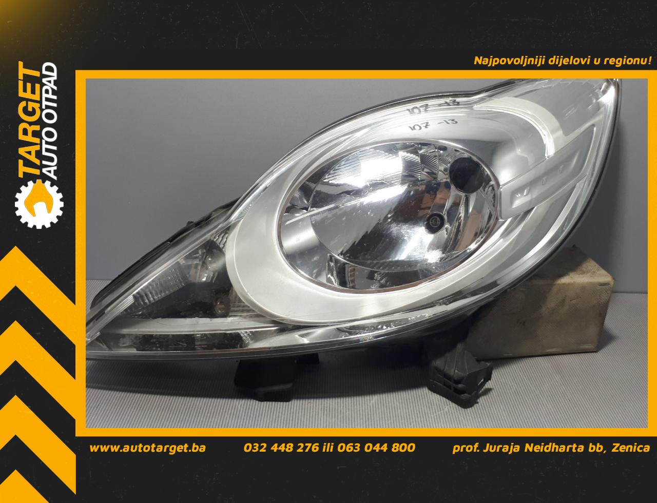 DIJELOVI FAR PEUGEOT 107 > 12-13 811500H110