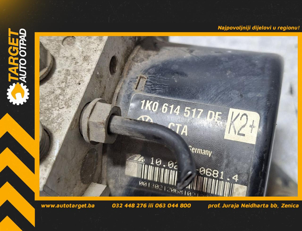 ABS ELEKTRONIKA VW GOLF 6 > 08-12 1K0907379BJ 1K0614517DE