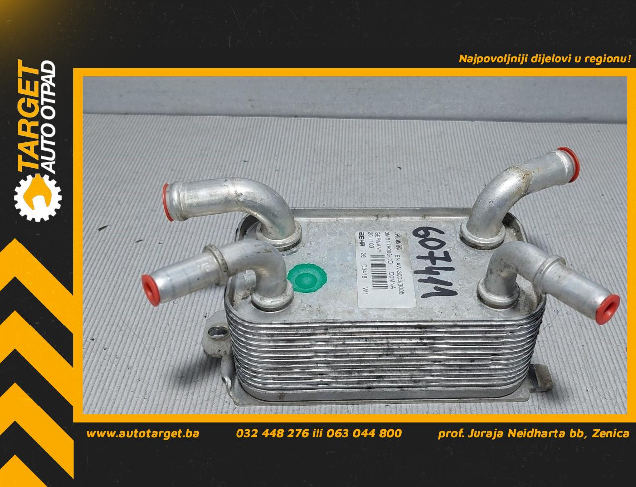 DIJELOVI HLADNJAK ULJA VOLVO S40/V50 > 04-07 2.4 3M517A095DD