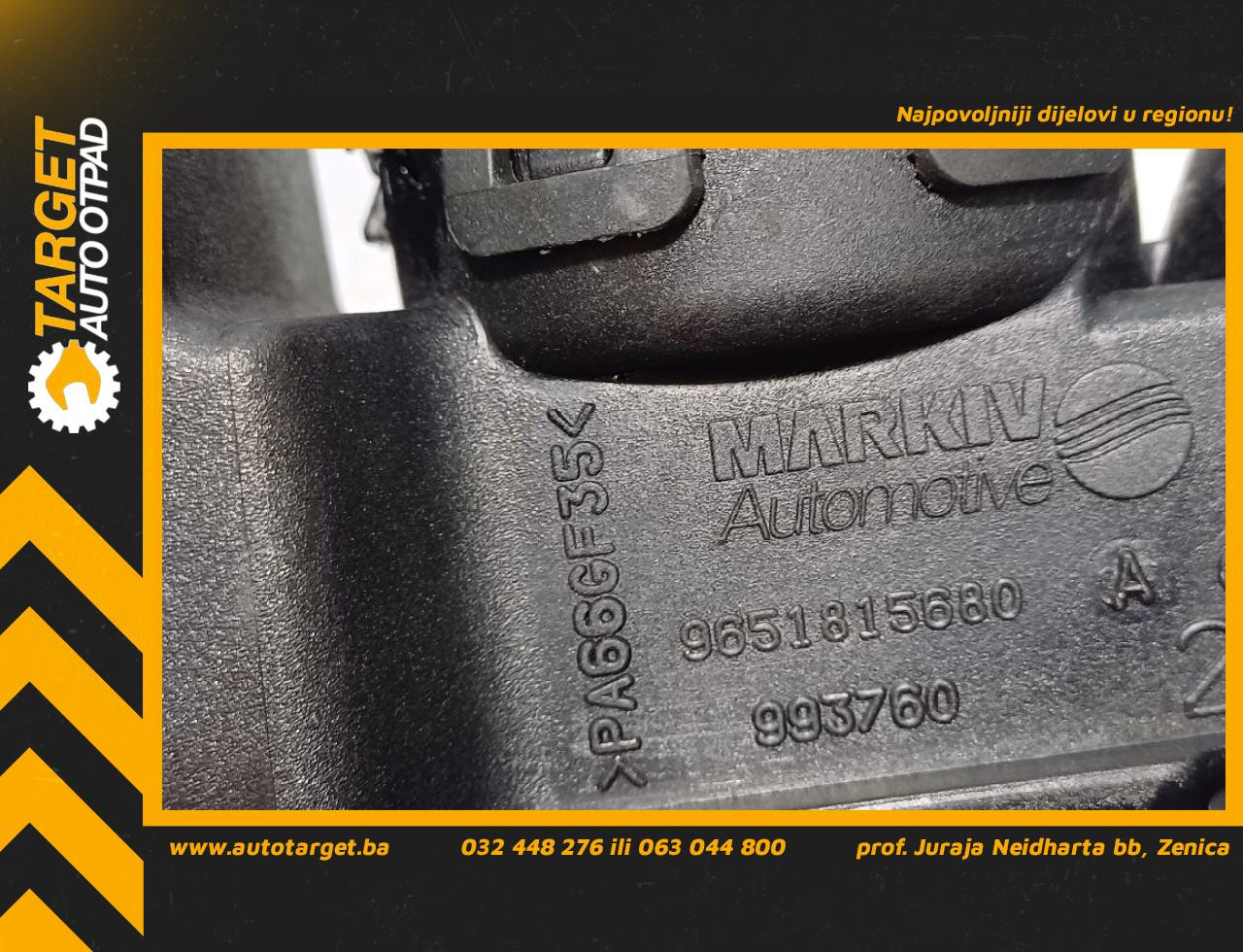 DIJELOVI DEKLO PEUGEOT 307 > 05-09 1.6 9651815680