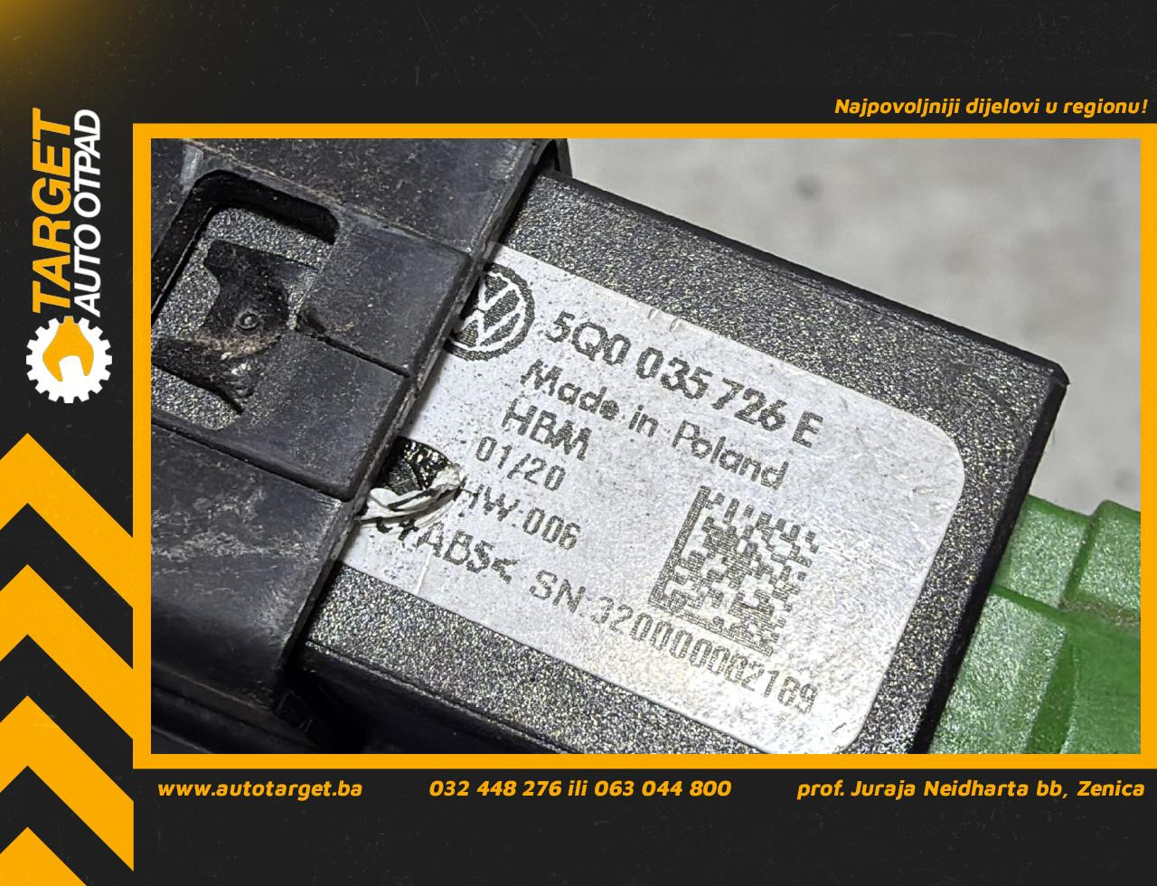 DIJELOVI PREKIDAC SKODA KAROQ > 17- 2.0 5Q0035726E