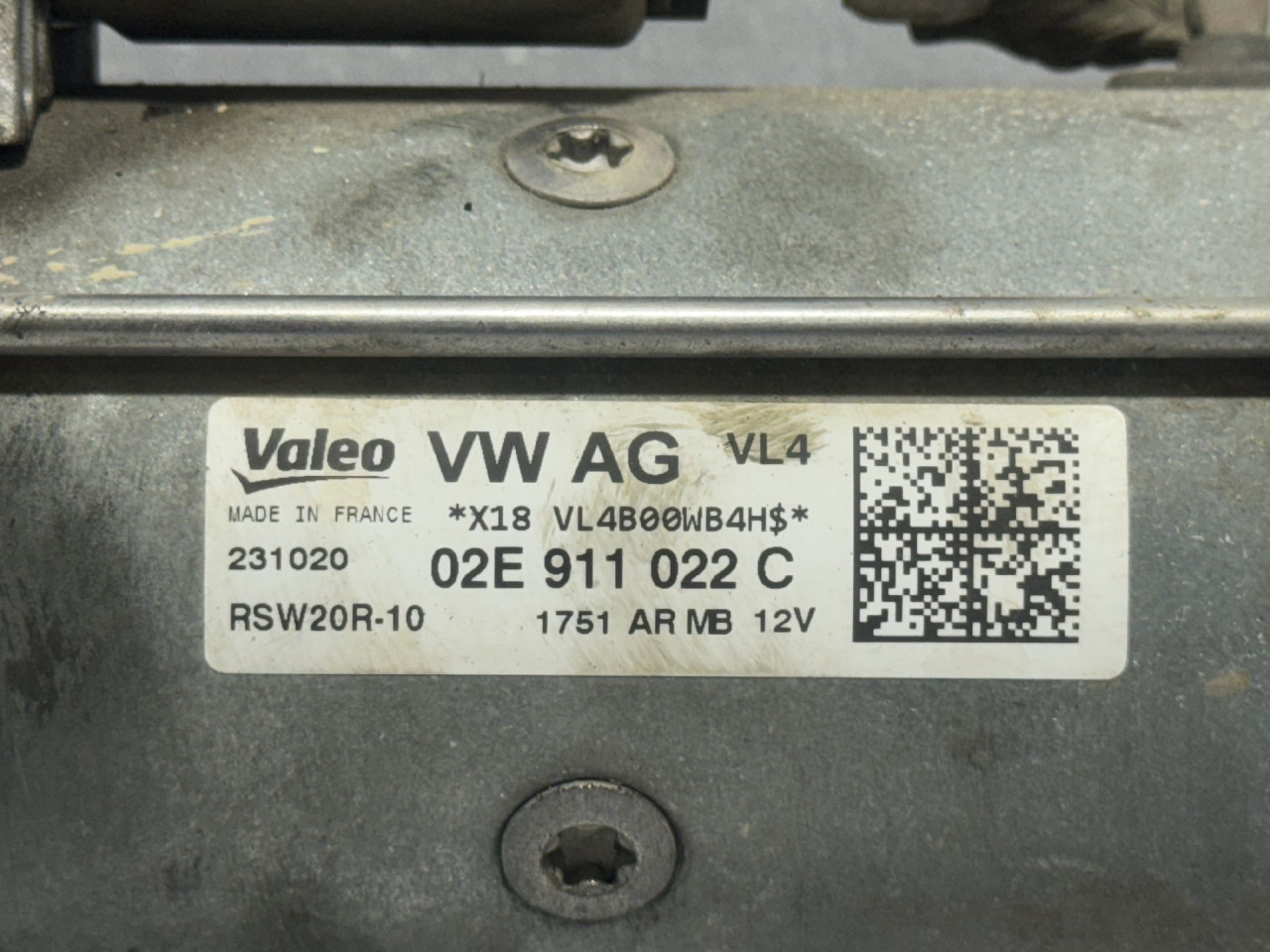 DIJELOVI ALNASER VW GOLF 8 > 19- 02E911022C