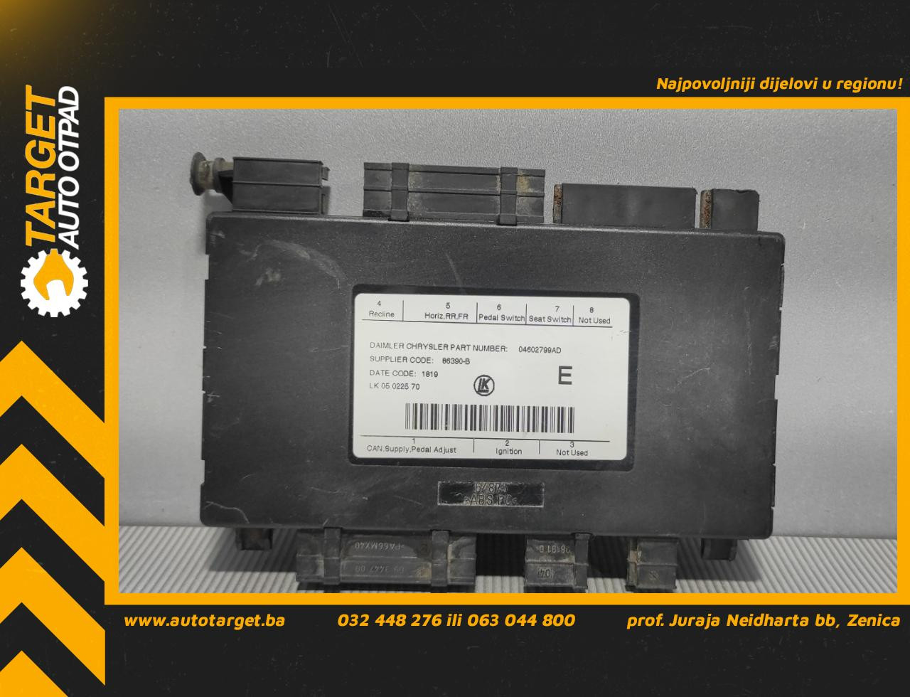 ELEKTRONIKA MODUL JEEP GRAND CHEROKEE > 05-10 04602799AD