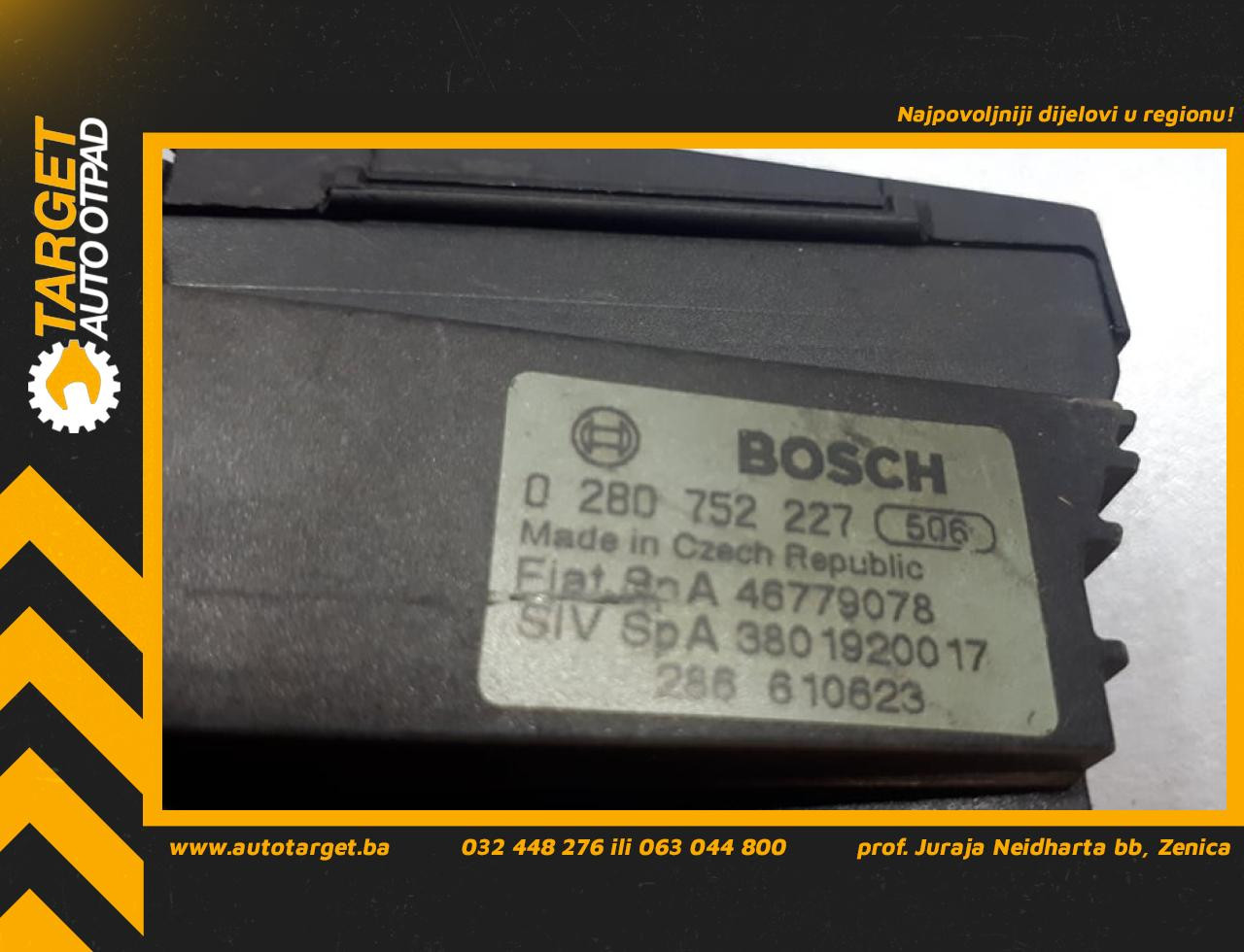 DIJELOVI PAPUCICA GASA FIAT STILO > 01-10 0280752227