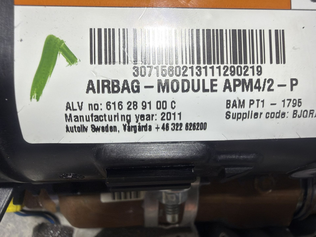 DIJELOVI AIRBAG SUVOZACA VOLVO S60/V60 > 10-13 616289100C