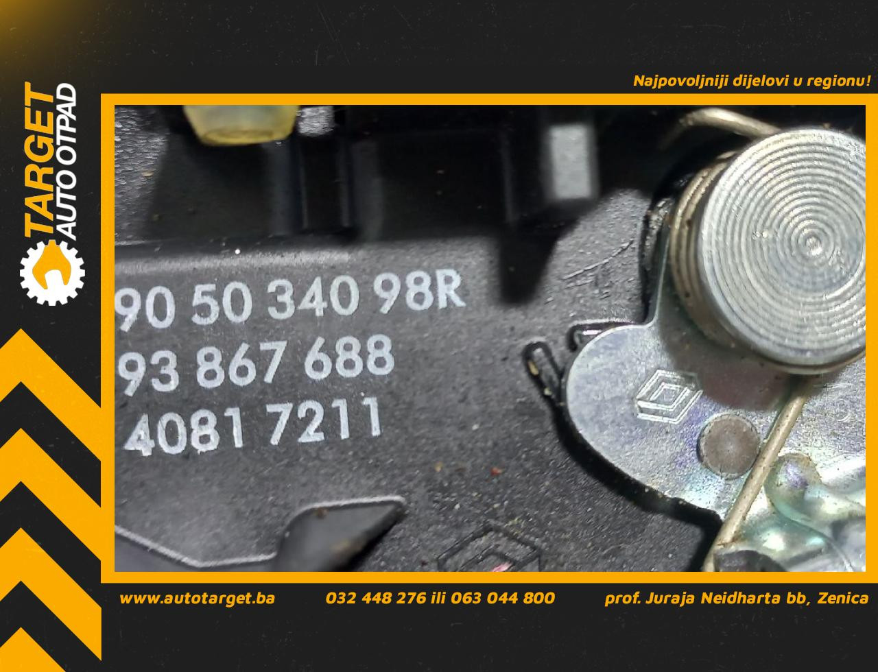DIJELOVI BRAVA VRATA RENAULT TRAFIC > 07-14 905034098R