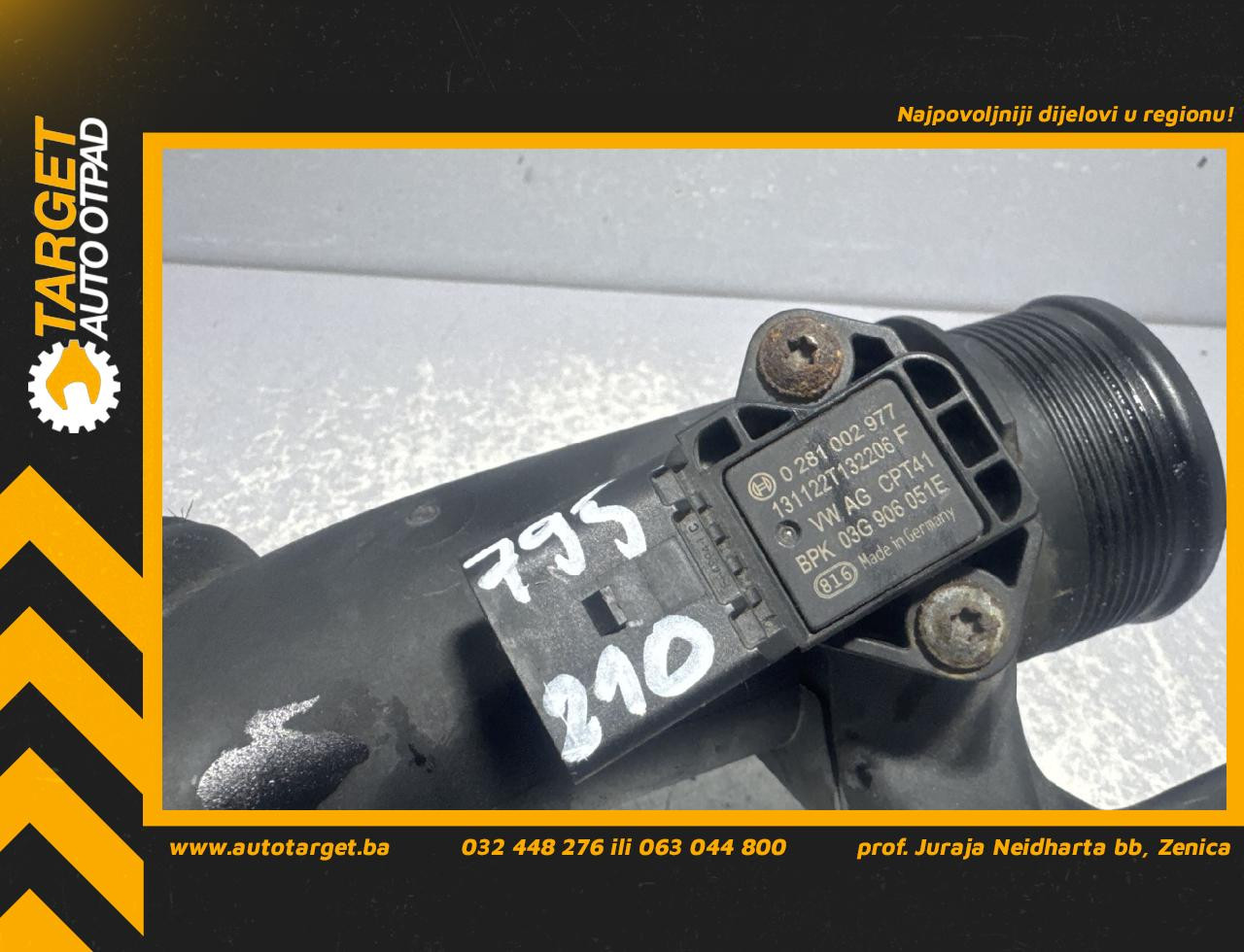 DIJELOVI MAP SENZOR AUDI Q3 > 11-15 2.0 03C906051E