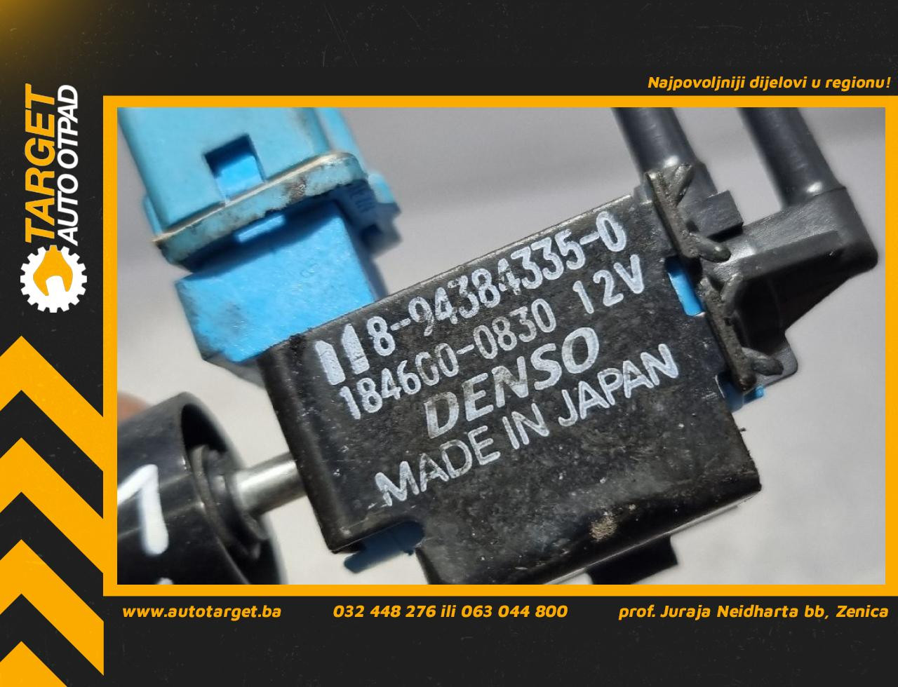 DIJELOVI TC VENTIL ISUZU D-MAX > 12-18 1.9 894384335