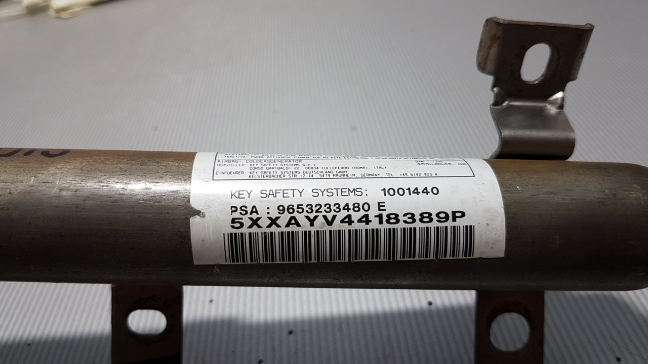 DIJELOVI KROVNI AIRBAG PEUGEOT 307 > 05-09 9653233480E