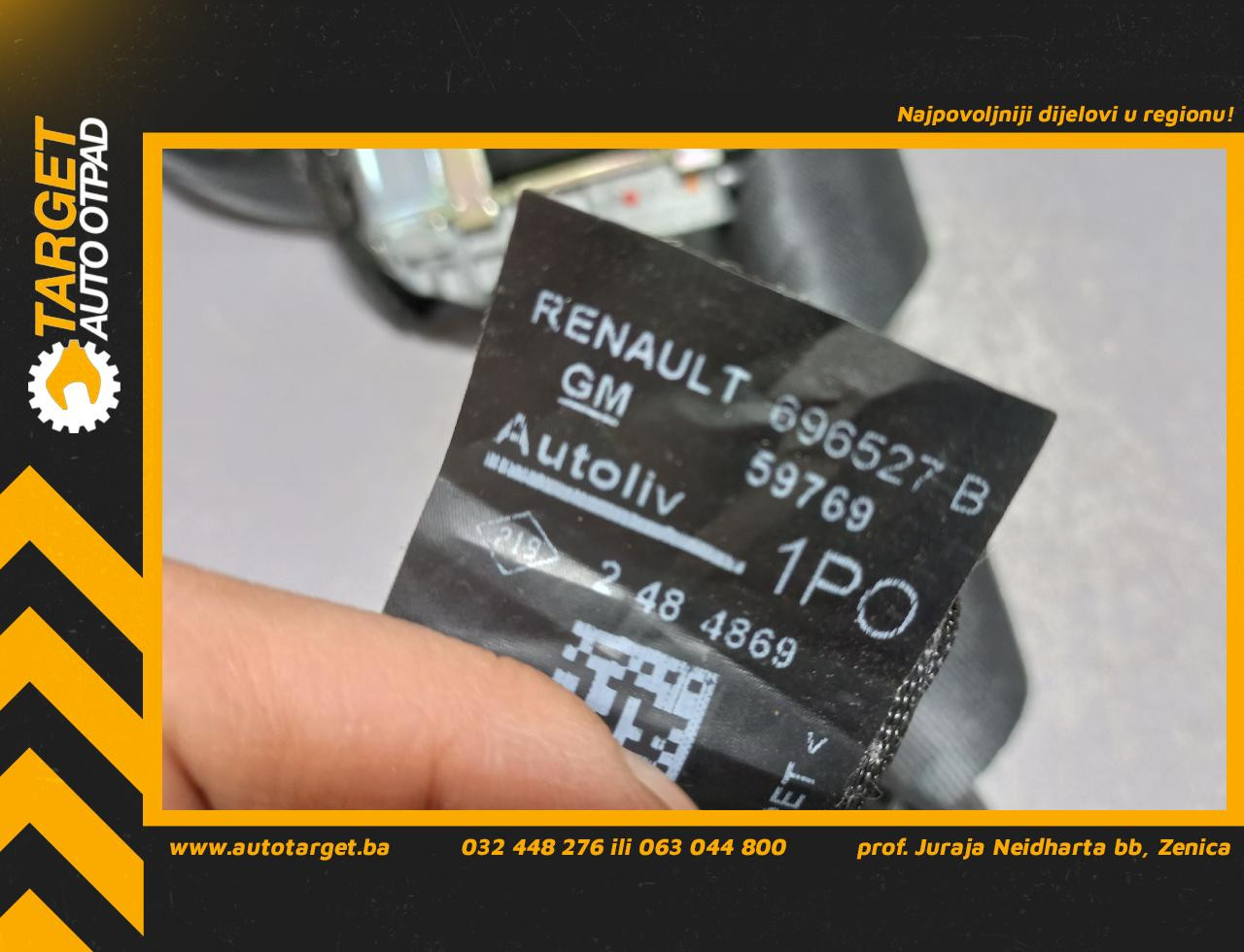 DIJELOVI POJAS NISSAN PRIMASTAR > 07-15 2.0 696527B