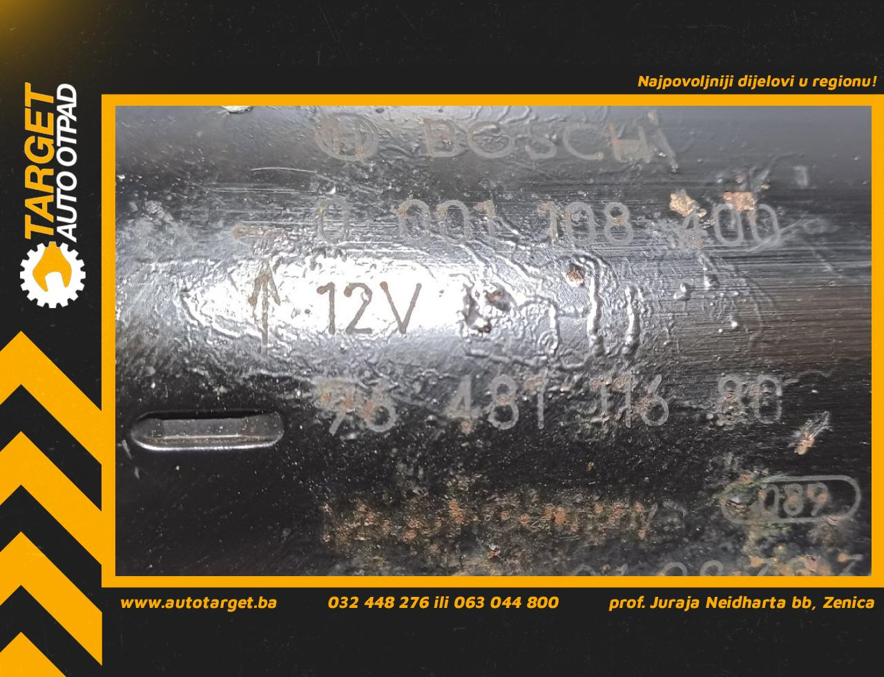 DIJELOVI ALNASER PEUGEOT 407 > 04-07 2.0 9648111680