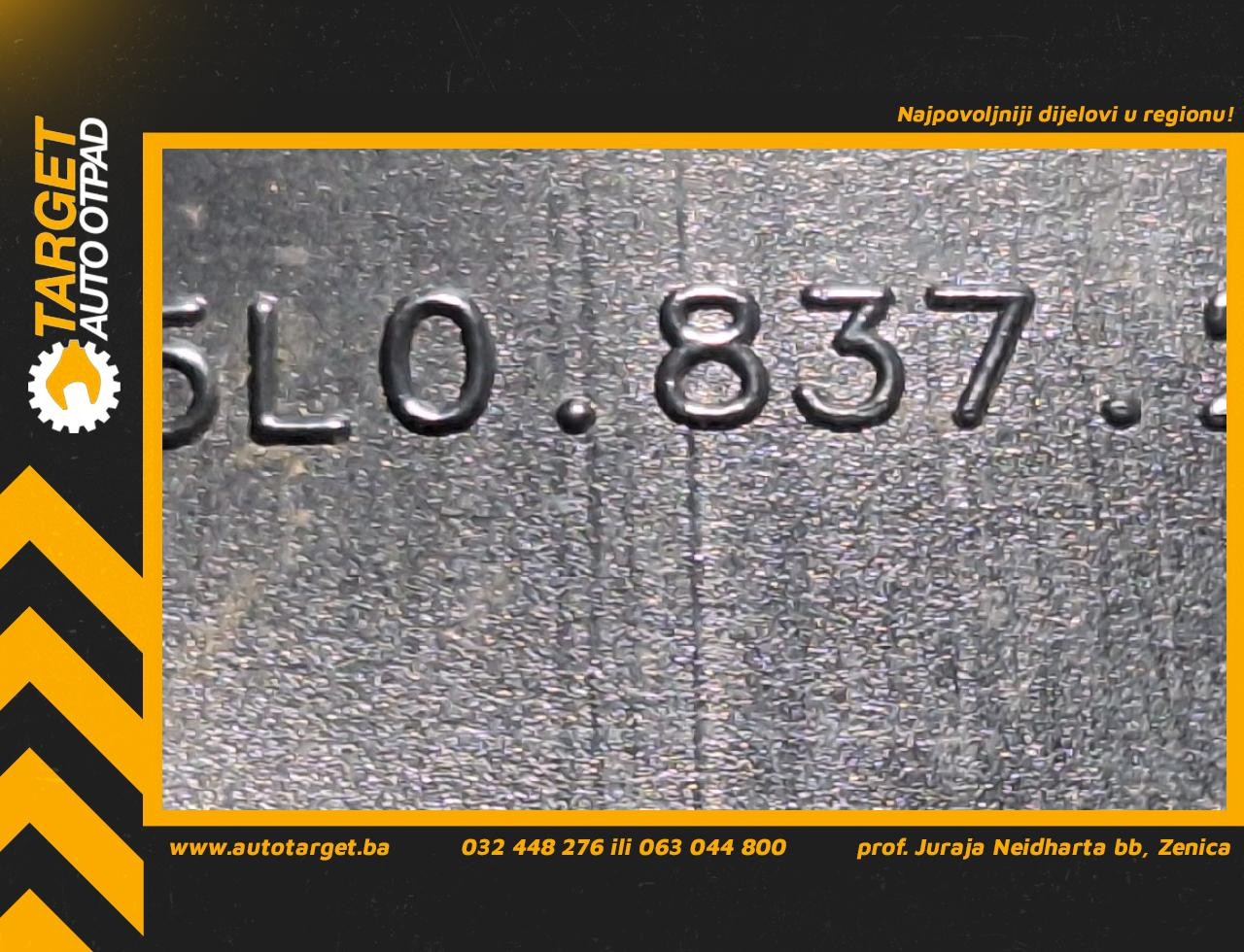 DIJELOVI GRANICNIK VRATA SKODA YETI > 13- 2.0 5L0837249
