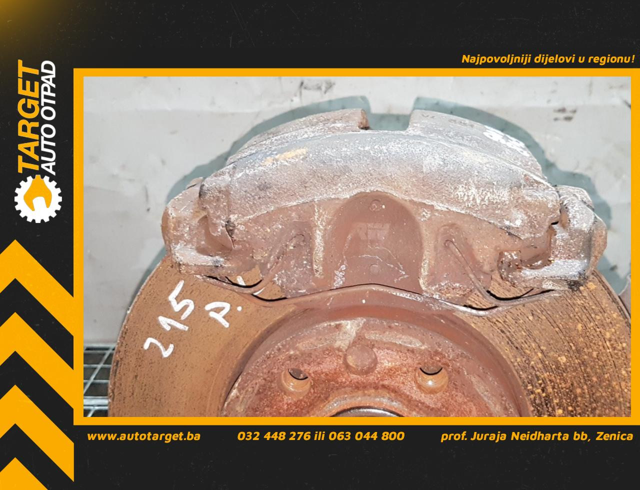 DIJELOVI KOCIONA KLJESTA VW TOURAN > 03-06 1.9