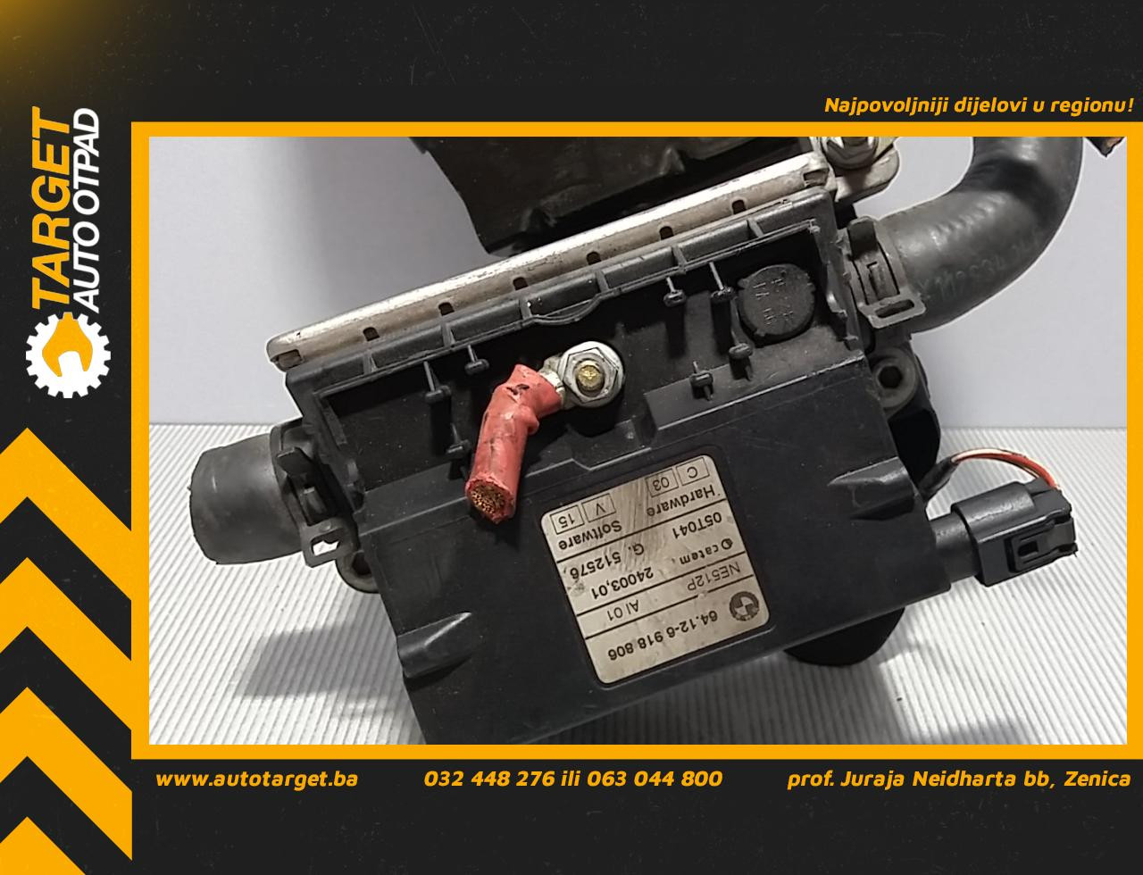 POMOCNA PUMPA VODE BMW SERIJA 3 (E46) > 01-05 64126918806
