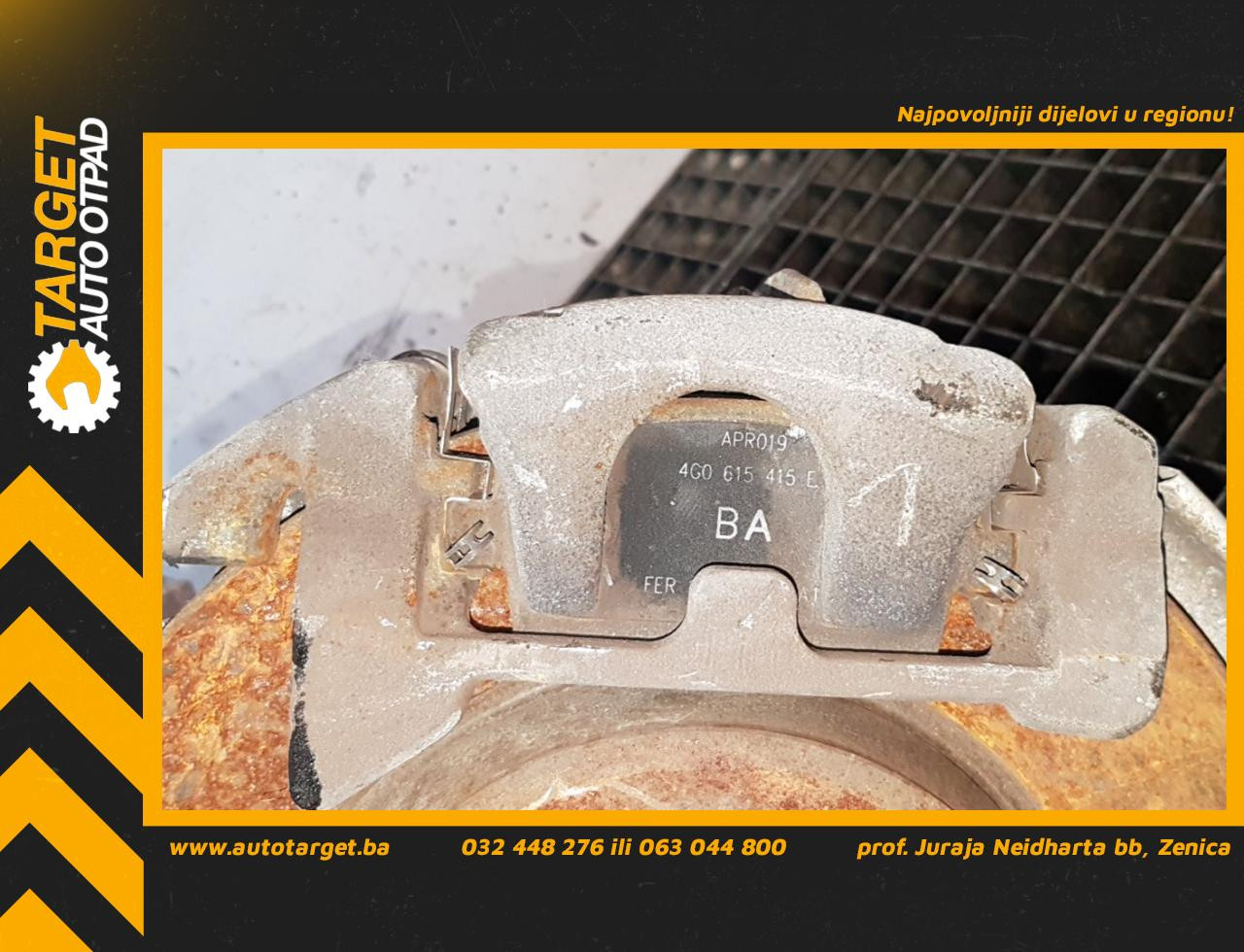 KOCIONA KLJESTA AUDI A6 4G > 14-18 4G0615415E