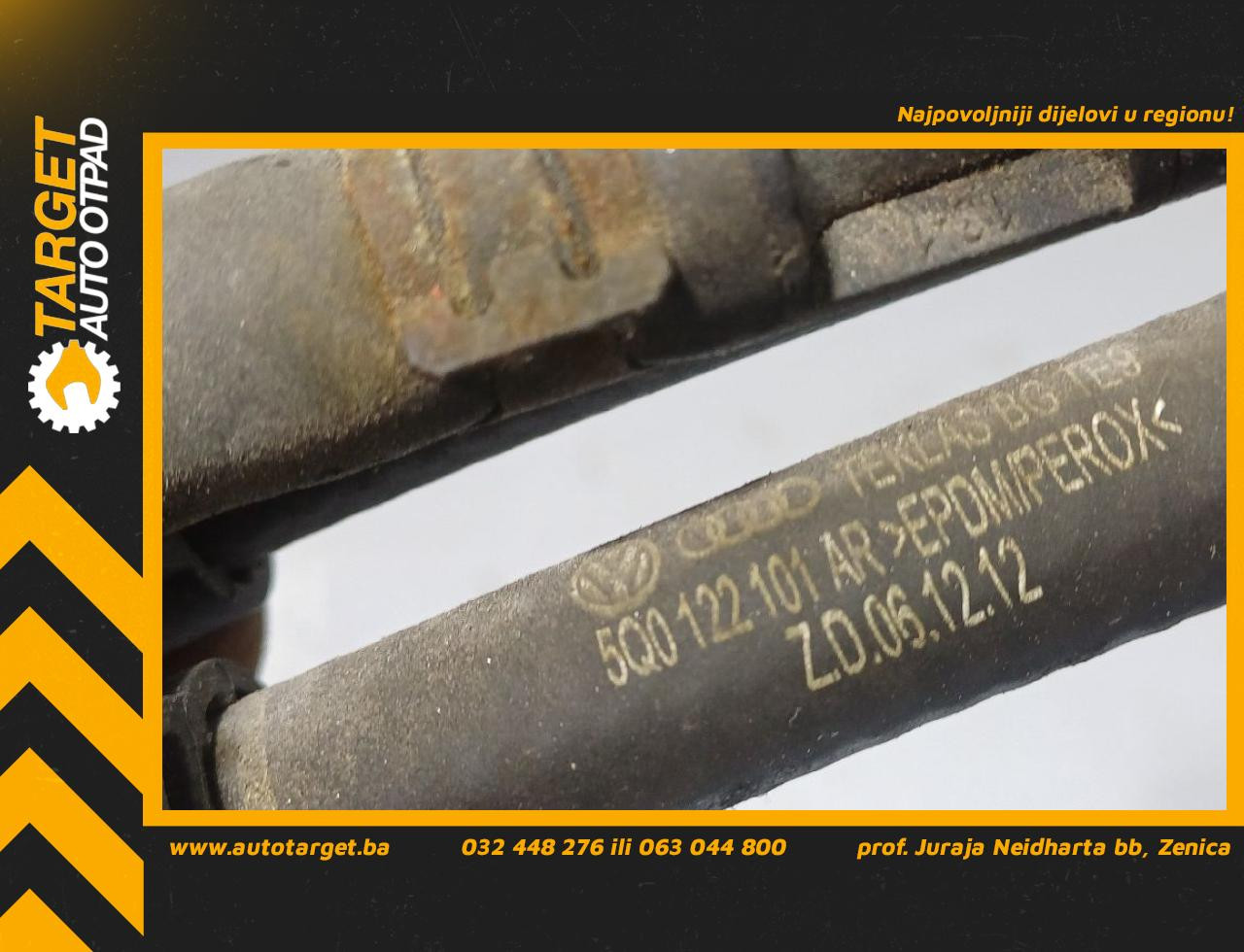 DIJELOVI CRIJEVO VW GOLF 7 > 12-16 1.2 5Q0122101AR