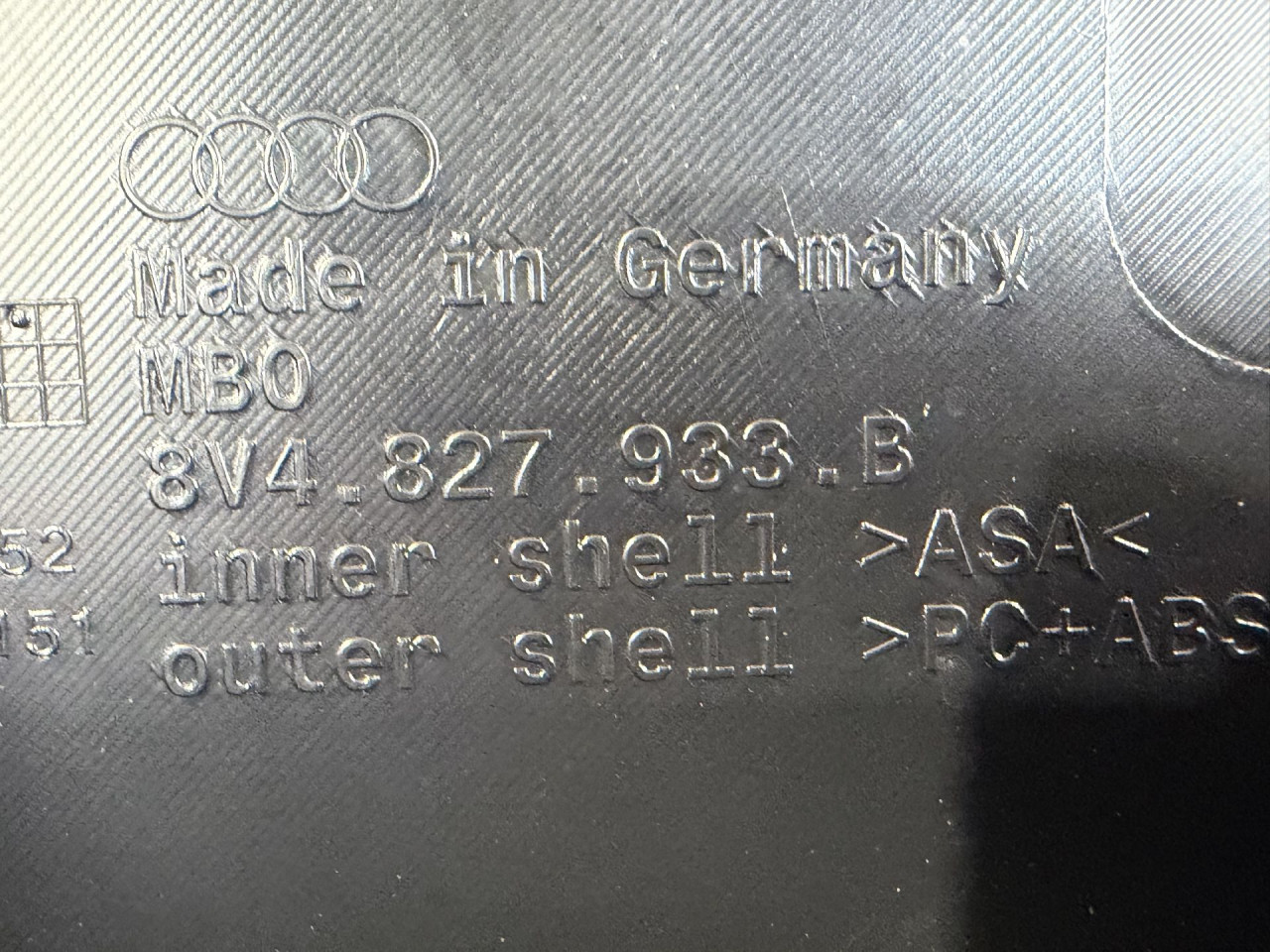 DIJELOVI SPOJLER AUDI A3 (8VF/8VK) > 16-20 1.6 8V4827933B