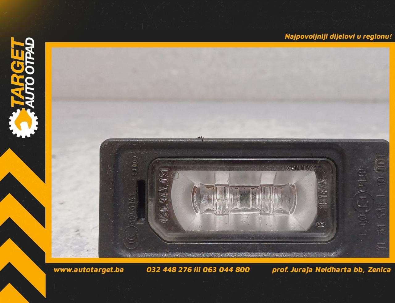 RASVJETA TABLICA AUDI Q3 > 11-15 4G0943021
