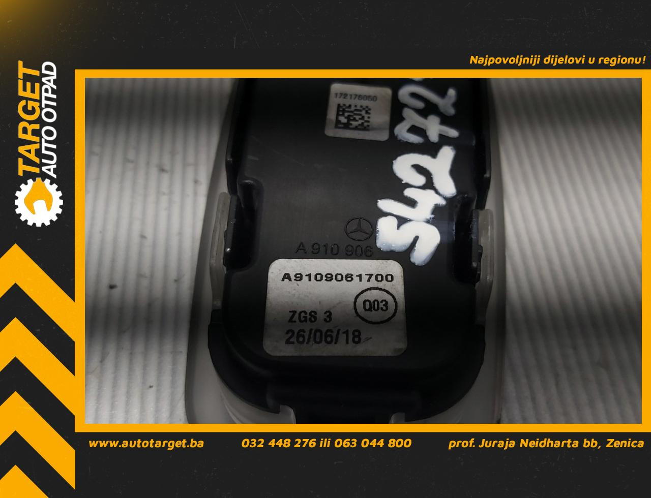 RASVJETA U KABINI MERCEDES SPRINTER > 13-18 A9109061700