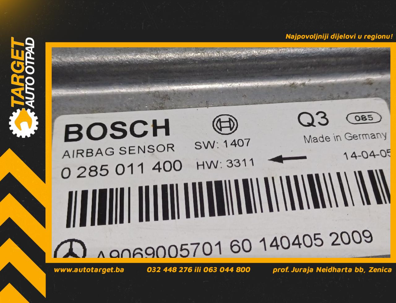 DIJELOVI ELEKTRONIKA AIRBAGA VW CRAFTER > 11-16 2.0 A9069005701