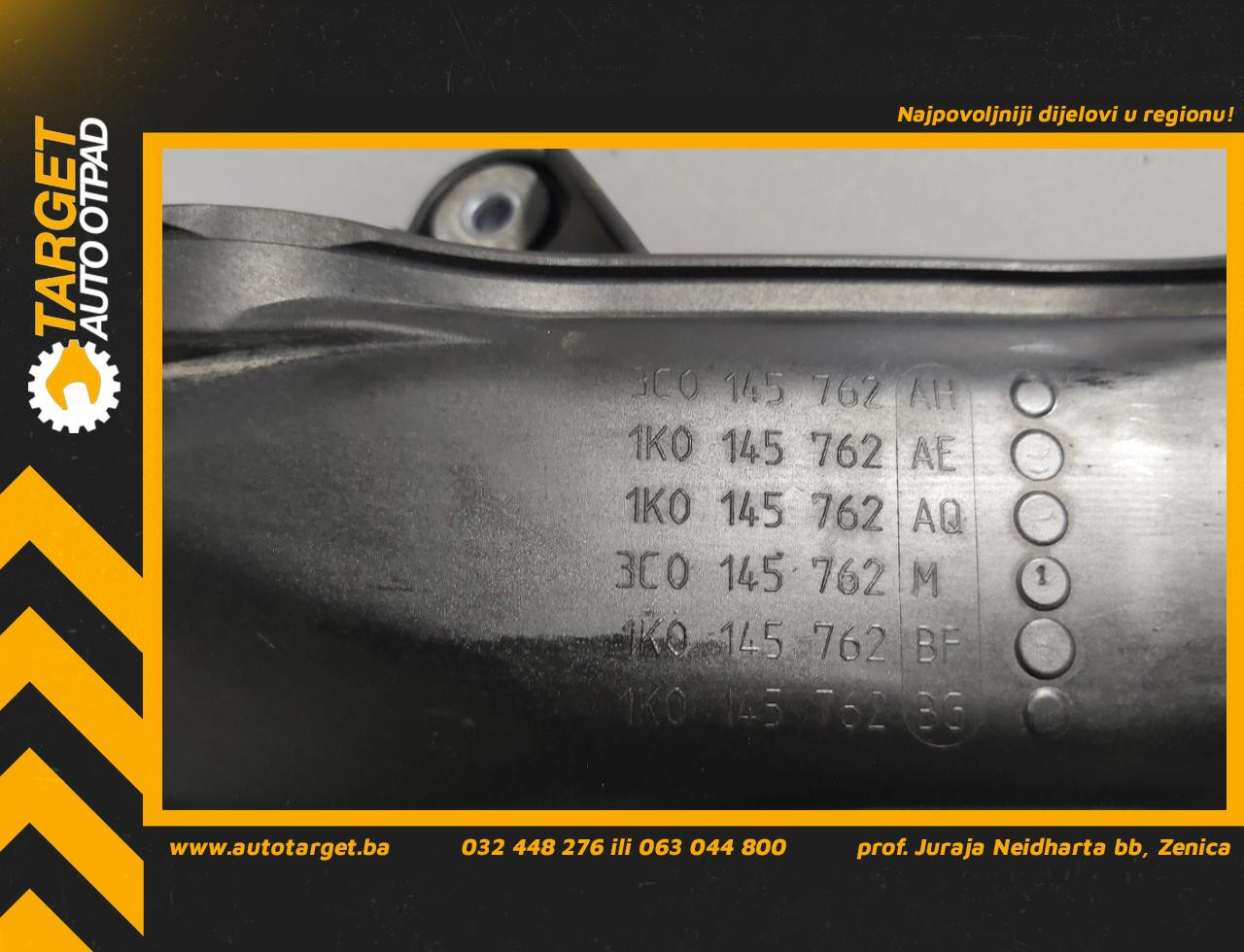 CRIJEVO INTERKULERA AUDI TT (8J) > 10-14 3C0145762AH