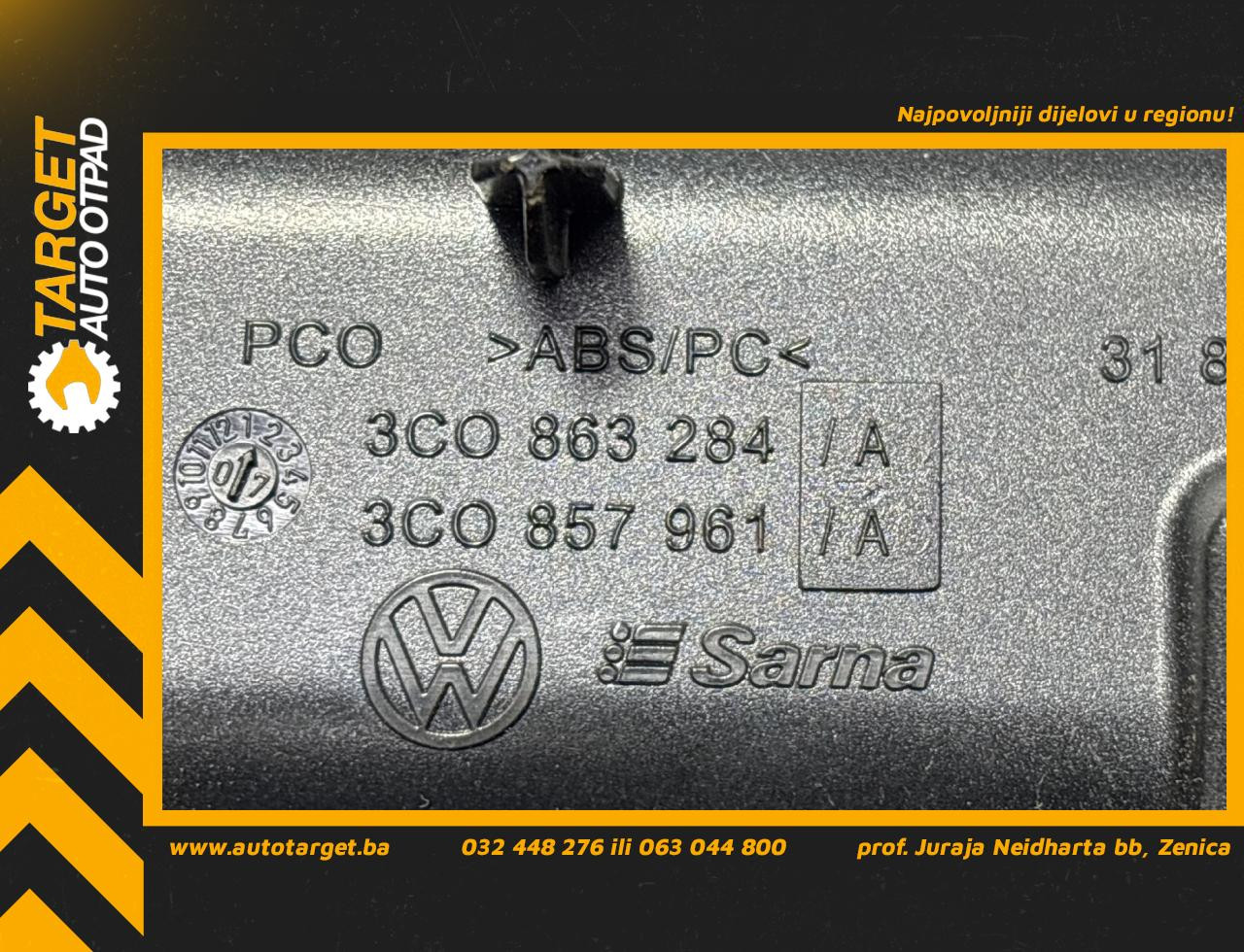 DIJELOVI PEPELJARA VW PASSAT B6 > 05-10 2,0 3C0863284A