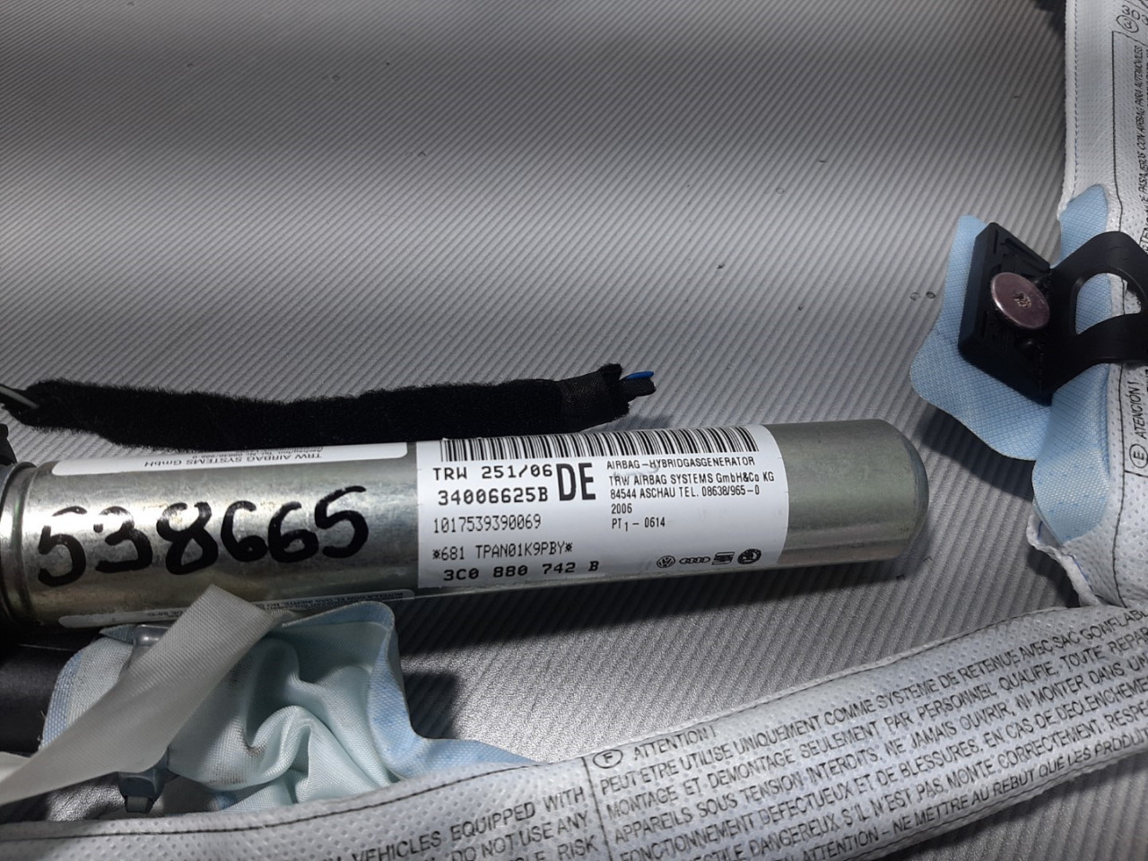 KROVNI AIRBAG VW PASSAT B6 > 05-10 3C0880742B