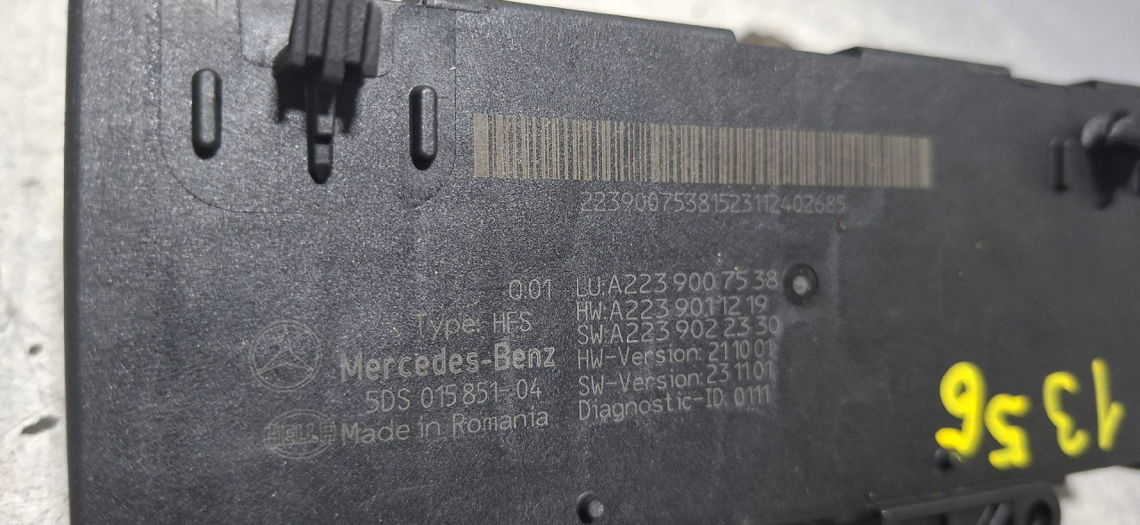 ELEKTRONIKA MODUL MERCEDES C KLASA (W206/S206) > 21- A2239007538