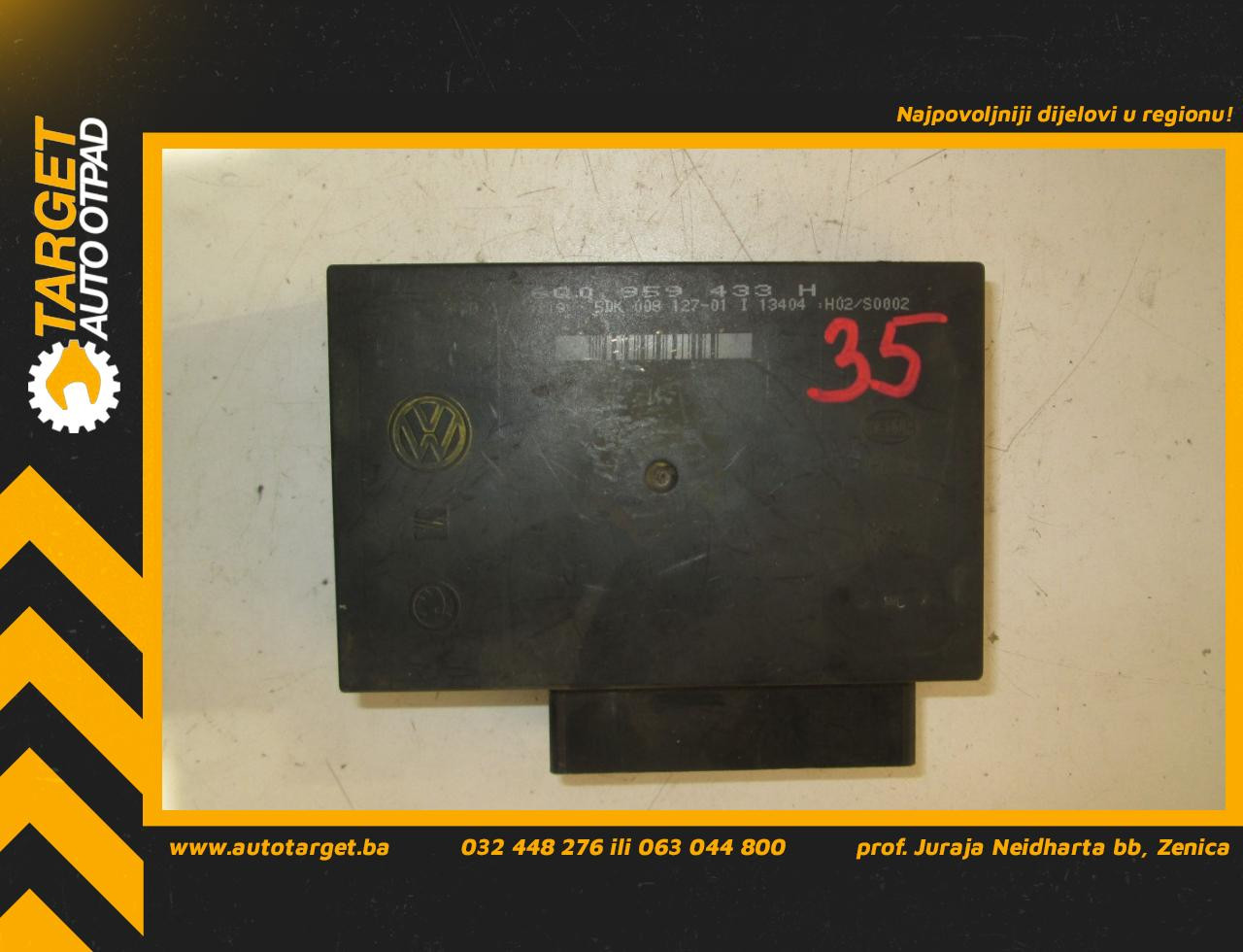 KOMFORT ELEKTRONIKA VW POLO > 05-09 6Q0959433H