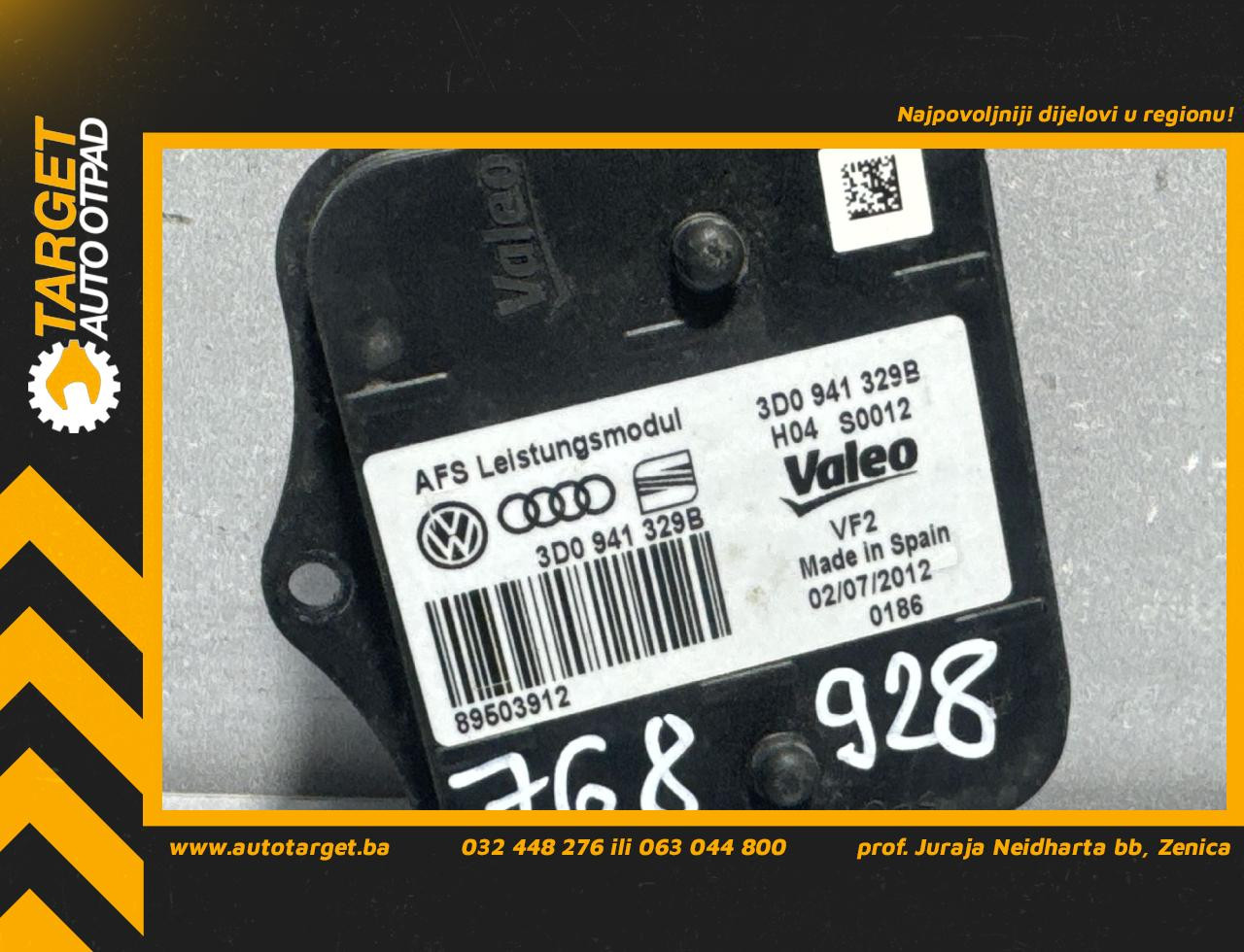 DIJELOVI BALAST FARA VW PASSAT B7 > 10-14 2.0 3D0941329B