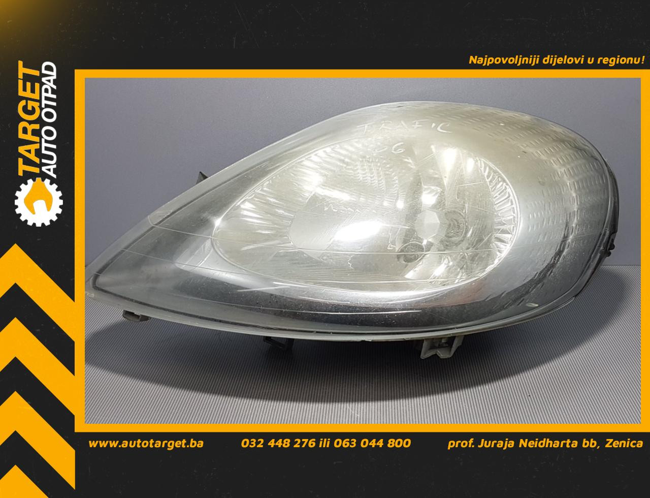 DIJELOVI FAR RENAULT TRAFIC > 00-06 7700311371