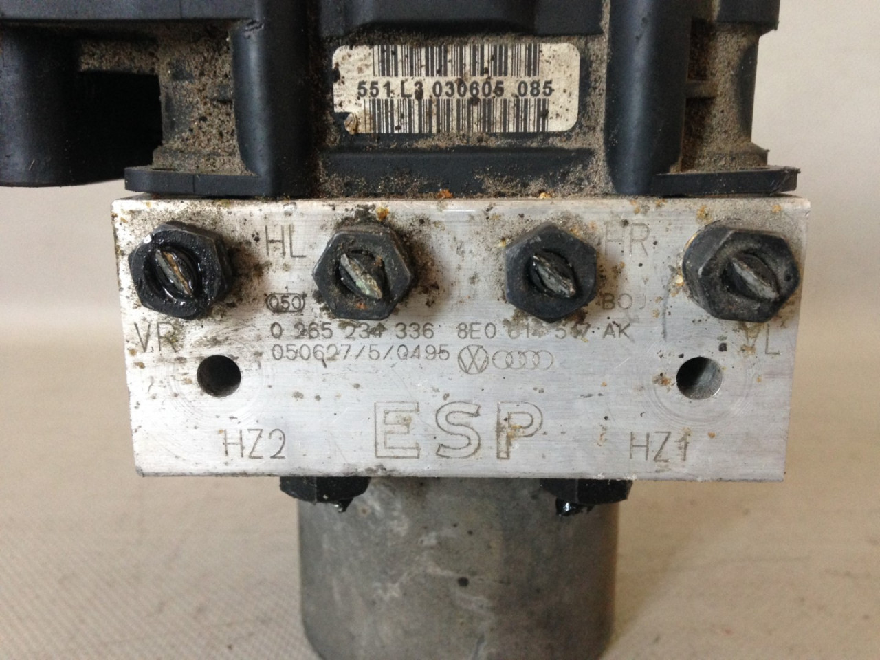 ABS ELEKTRONIKA AUDI A4 (B7) > 04-07 8E0910517 02652343