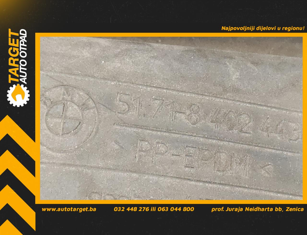 DIJELOVI UNUTRASNJI BLATOBRAN BMW X5 (E53) > 00-06 1.6 8402443